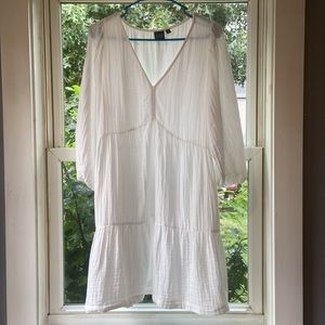 Gap 100% cotton white dress